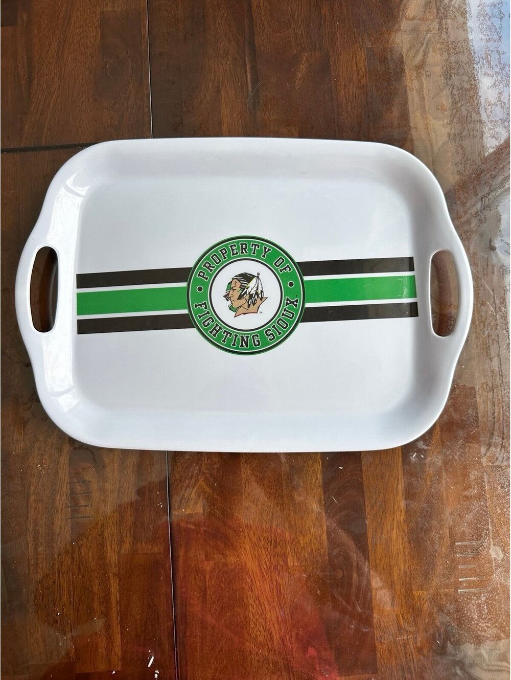 Fighting Sioux serving tray. RARE item